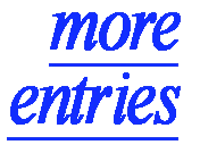 more entries logo on a black background